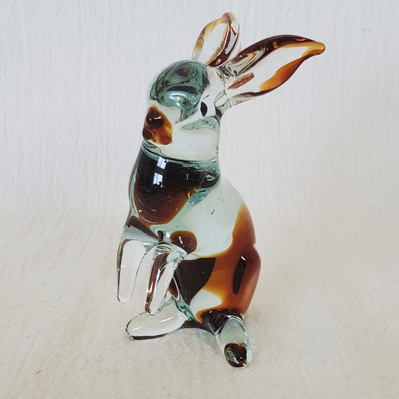 Vintage Blown Glass Rabbit - Picture 3 of 7